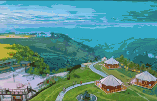 手繪貴陽丨花溪區擾繞村