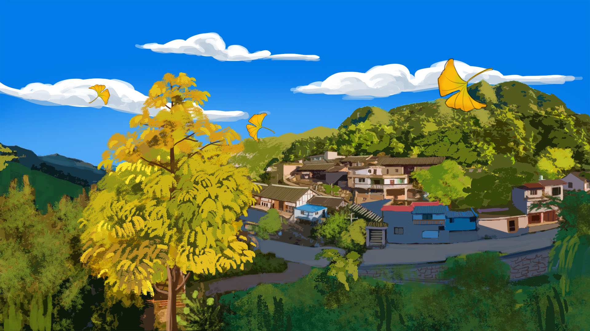 手繪貴陽丨烏當區黃連村