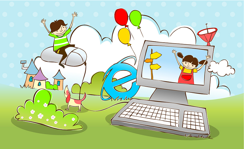 青少年一起健康“網上衝浪”