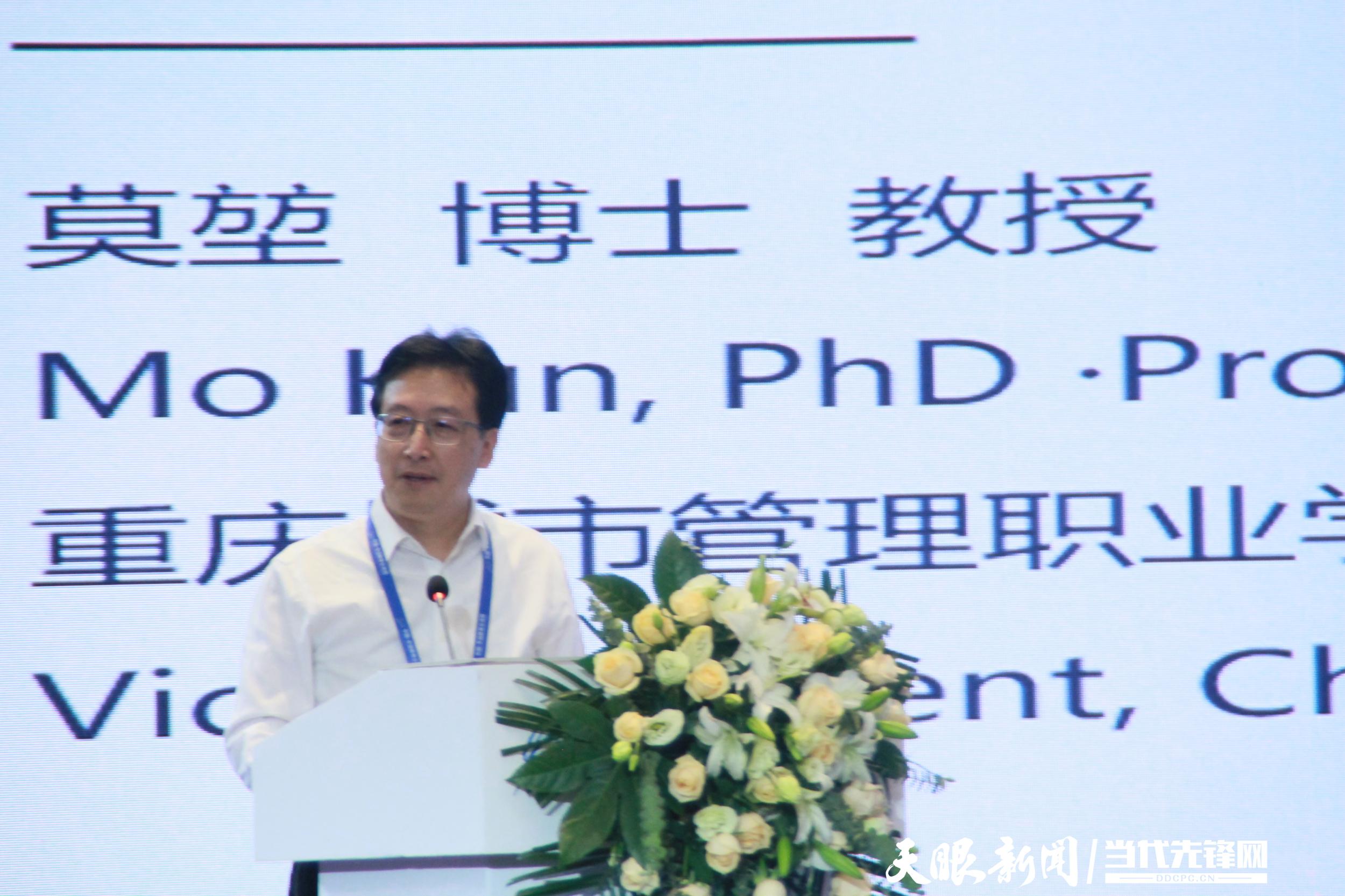 重慶城市管理職業學院副院長莫堃：服務職業教育“走出去”