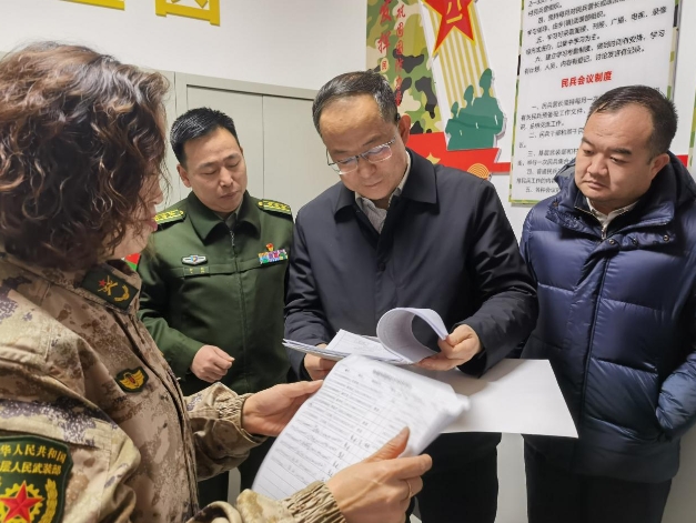 洪兵到修文縣調研退役軍人工作