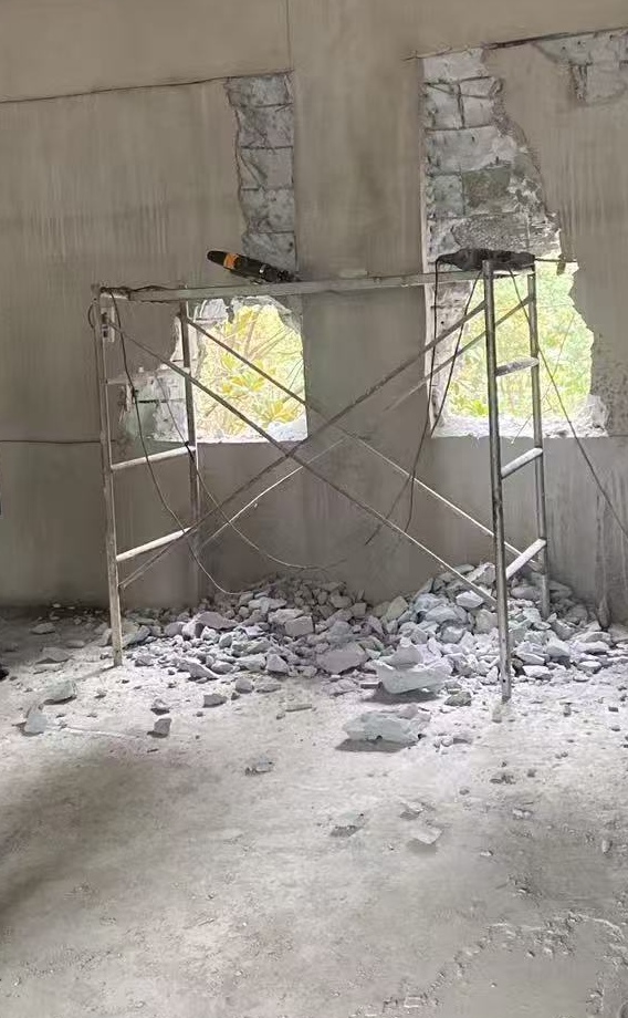 租戶自行鑿牆開窗